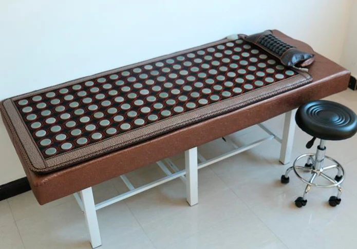 2015 Electric Heating Massage Mattress tourmaline Stone Mattress beauty Mattress Therapy spa Tourmaline Mat For Sale