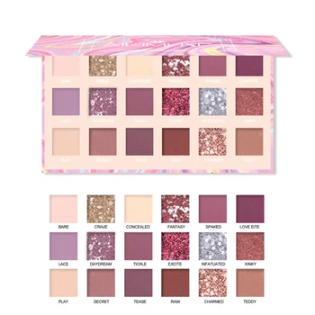 

18 Colors Eyeshadow Palette Matte Shimmer Glitter Eyeshadow Make Up Cosmetic Eye Shadow Pallete