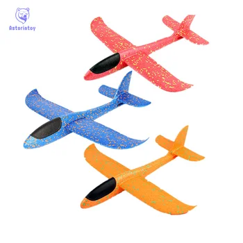 

35cm Airplane Hand Launch Throwing Glider Aircraft Inertial Foam EVA Airplane Toy Plane Model Outdoor Toy Educational Toys Gift