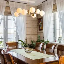 Постмодерн творческий Волшебный стеклянный шар на подвеске в скандинавском стиле люстра