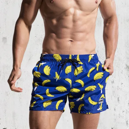 

DESMIIT Beach Shorts Men Swim Shorts Quick Dry Board Surf Mens Swimwear Trunks Bermuda Sea Man Gym Sport Bath Suit Short Lined