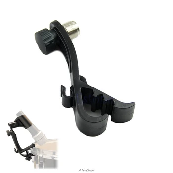 

Plastic Drum Mic Clamp Shockproof Clip Holder Rim Mount Kit Hard Groove Gear