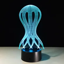 Мини Usb светодиодный настенный светильник на батарейках Led Usb 3d лампа креативные подарки для Дня Святого Валентина настольная лампа Новинка детская лампа для спальни