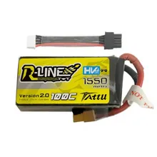 TATTU R-LINE 1550 mAh 4S 100C lipo bateria para drones FPV