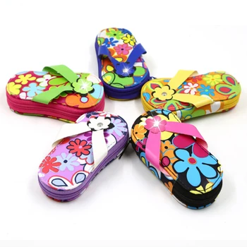 

100set lot Cheap Flip flip Pedicure promotional gift Baby shower birthday favors manicure set Wedding bridal party return gifts