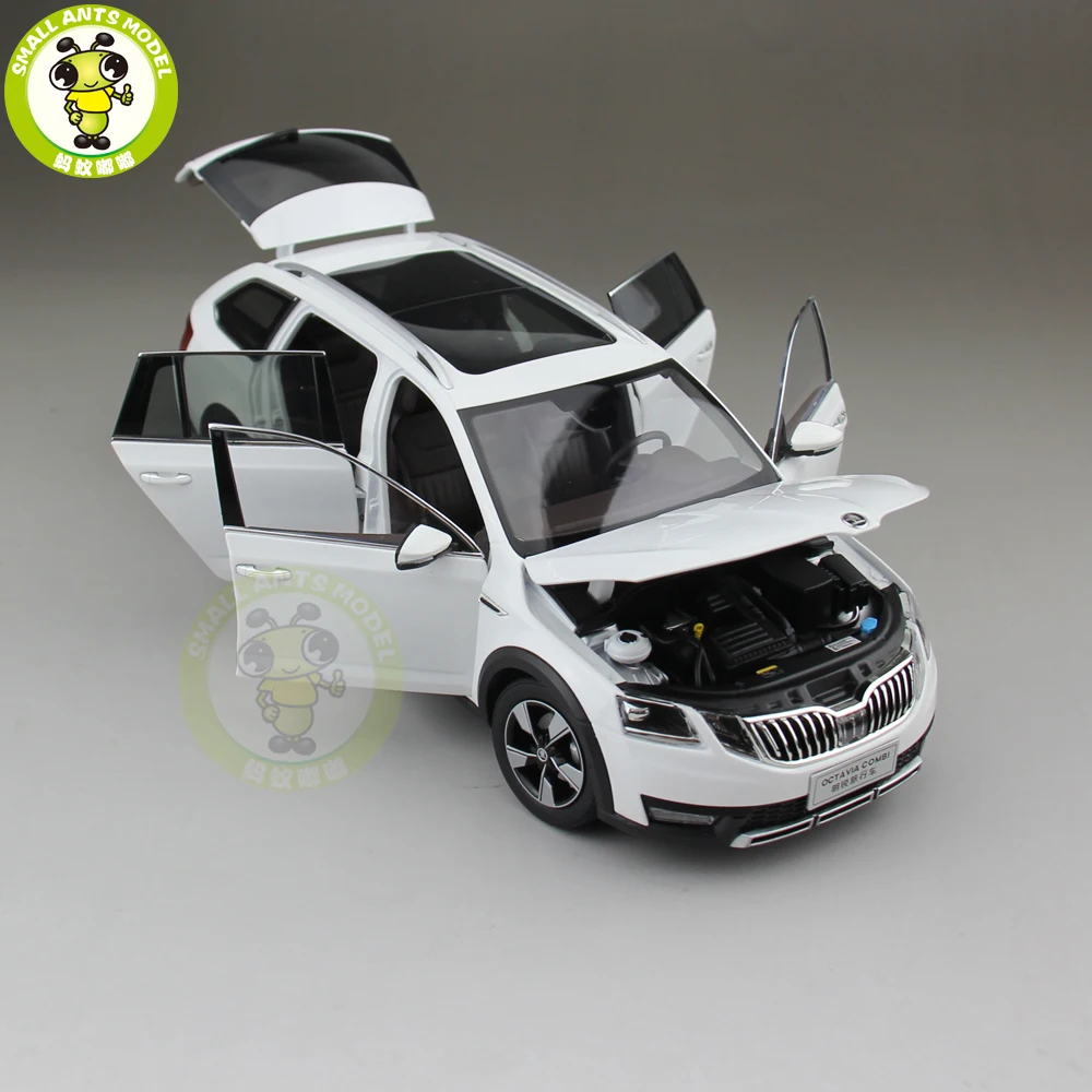 1/18 Skoda Octavia Combi Wagon литой металл модель автомобиля игрушка день рождения девочки мальчика подарок белый