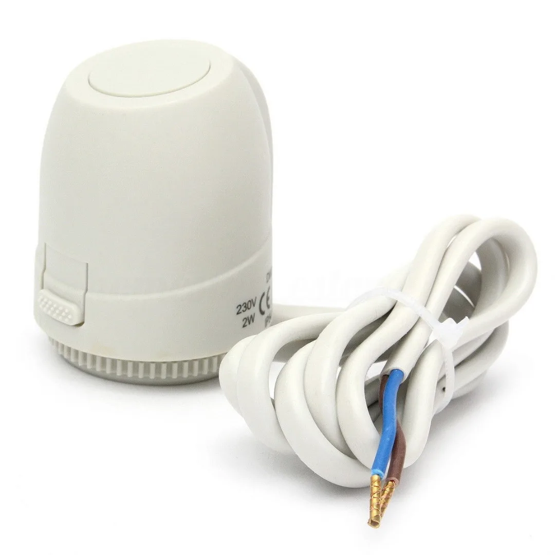 Floor Heating Valve NC AC 230V Electric Thermal Actuator Manifold For Underfloor Heating Thermostat