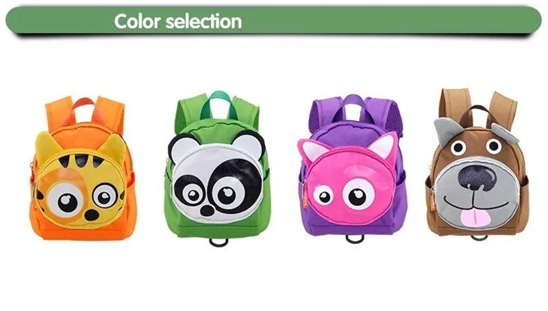2017 New Baby Anti-lost Bags Children Cartoon Backpack With 105cm Leash Infant Anti-Take Away Small Diaper bags For 1-3 Years 05