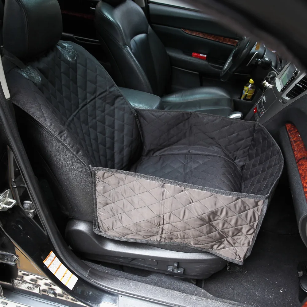 Soft Pet Car Front Single Seat Cover Bucket Seat Cover Dog Cushion Pad