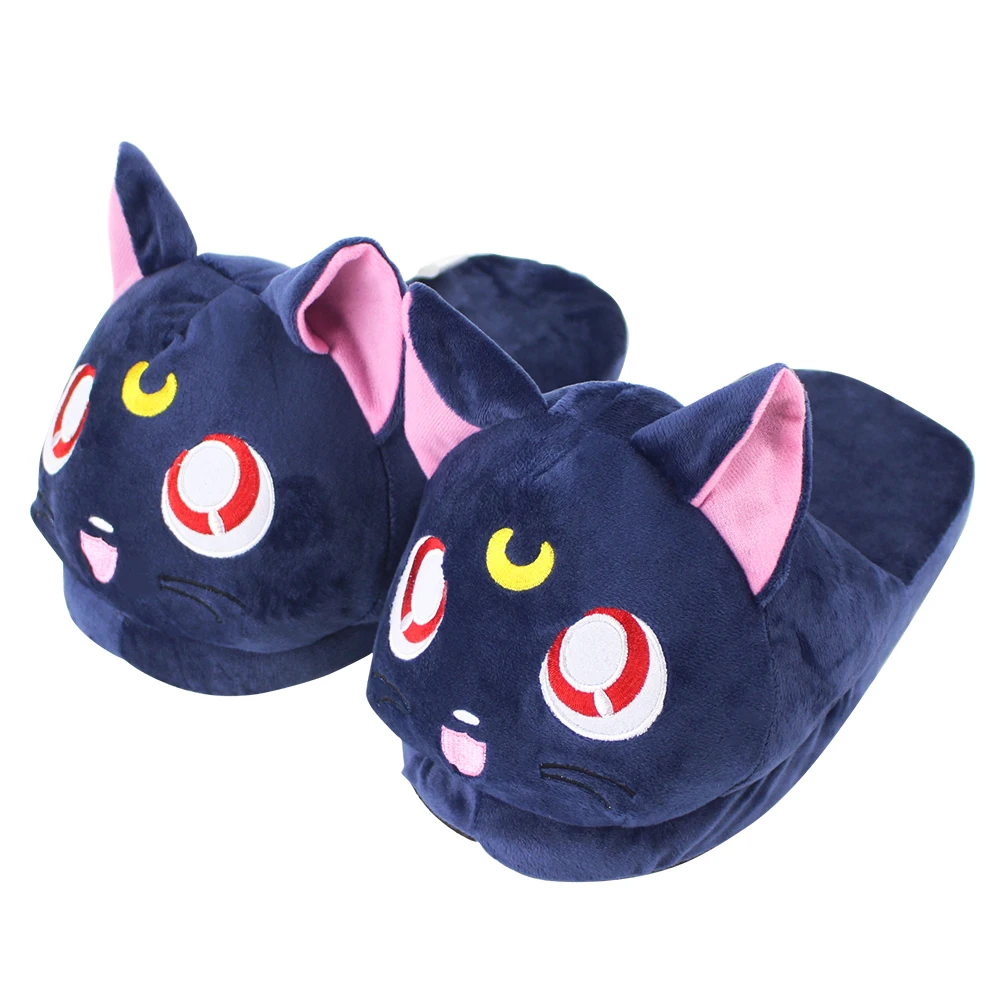 

28cm animal sailor moon Plush Slippers Soft Stuffed Dolls Shoes