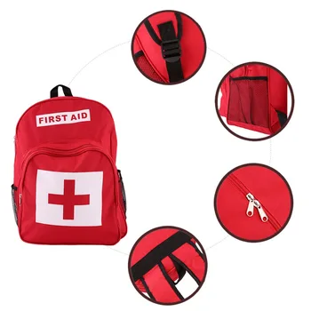 

Red Cross Backpack First Aid Kit Bag Outdoor Sports Camping Home Medical Emergency Survival bag Best Selling and Drop shipping