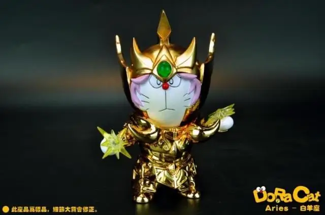 

DoraCat Jingle Cats Saint Seiya Aries Action Figure Model Decoraction Toy