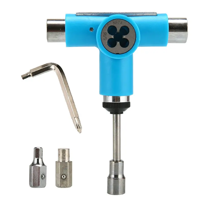 جديد لوح التزلج أدوات 1 قطعة الرول سكيت سكيت ضبط أداة L وجع Longboard الأسماك مجلس أدوات