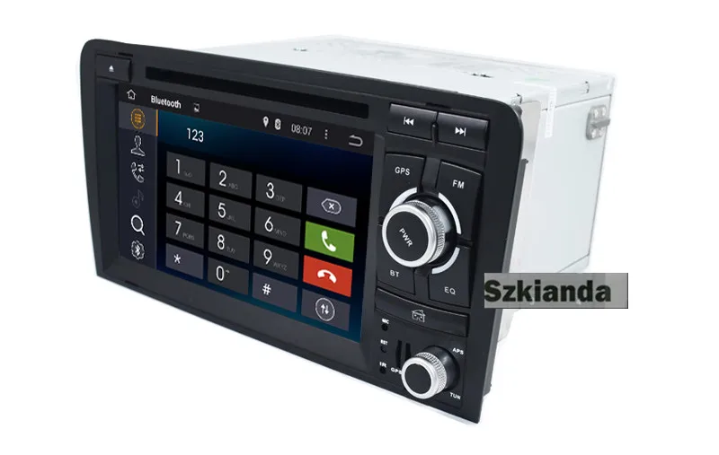 Flash Deal Free Camera+Map Android 7.1 Car DVD GPS For Audi A3 2002-2011 With Wifi 3G GPS Navigation BT Radio Steering wheel control Canbus 4