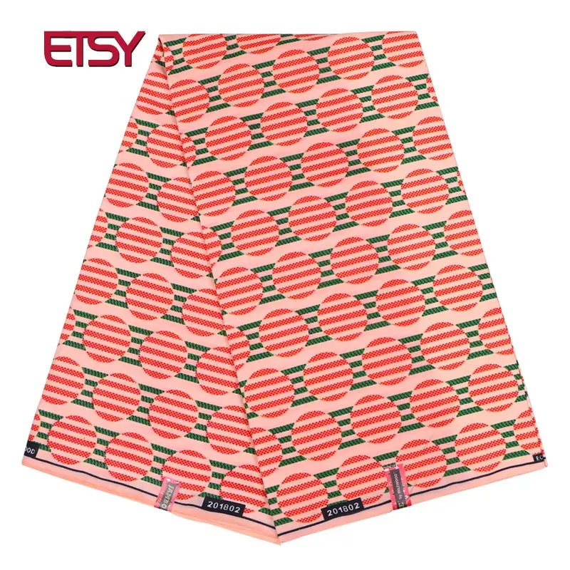 

100% Polyester Wax Prints Fabric ankara african wax print fabric Wax High Quality 6 yards African Fabric for Party Dress FP6178