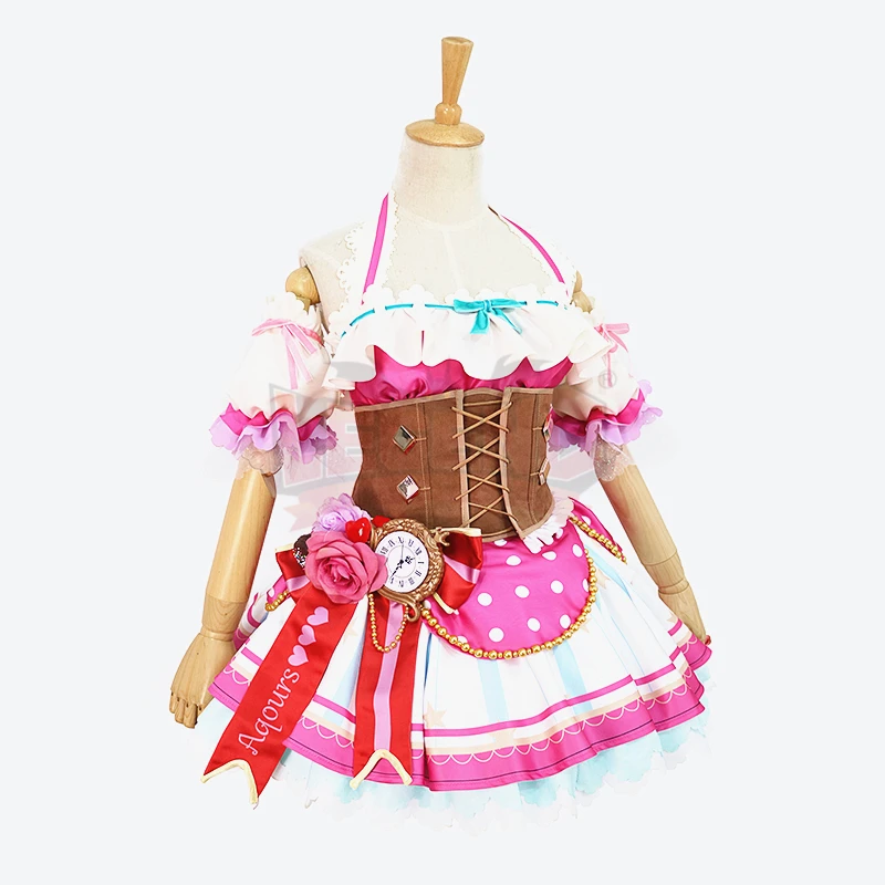 Люблю жить! Карнавальный костюм lovelive akours платье на День святого Валентина Chika Riko