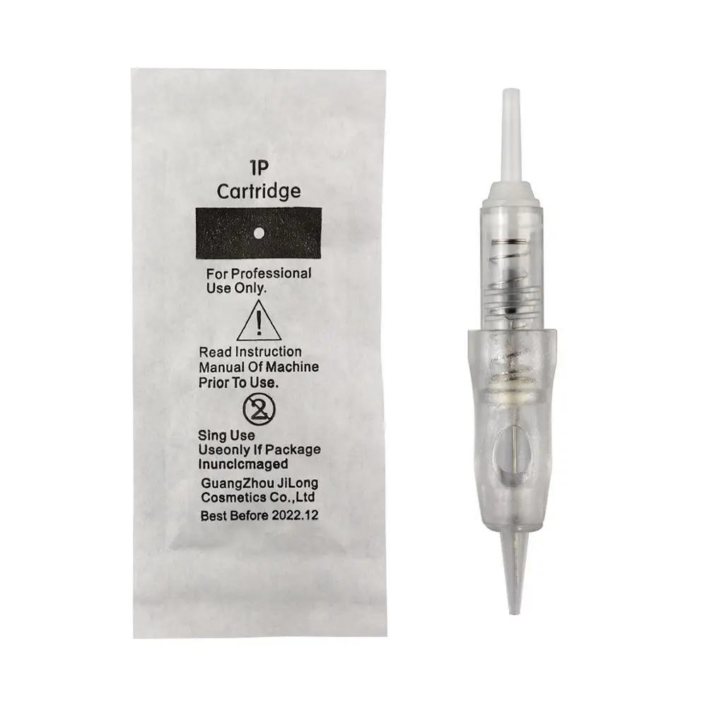 

Easy Click Tattoo Needle 0.18mm Nano 1R Tip Disposable Sterilize Cartridge Needle for Micropigmentation Permanent Makeup Machine