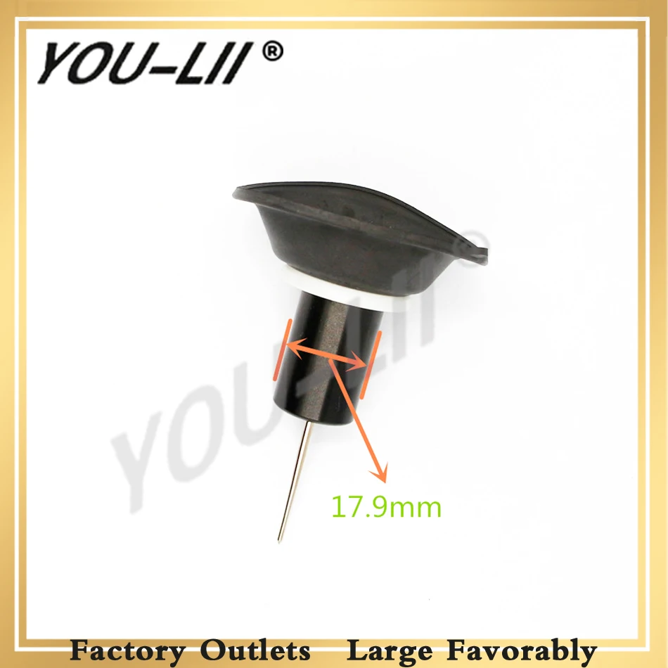 

YOULII PD18J PD24J 18MM Vacuum Diaphragm Plunger Assembly Scooter Motorcycle Carburetor GY6-50CC/80CC PD18J QMI152/157 Engine