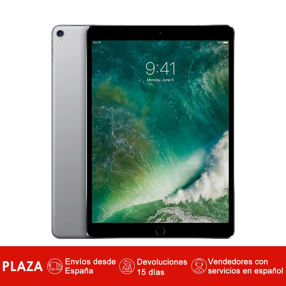 

Apple iPad iPad Pro, 26,7 cm (10.5"), 2224 x 1668 Pixeles, 64 GB, iOS 10, 469 g,3G, Gris