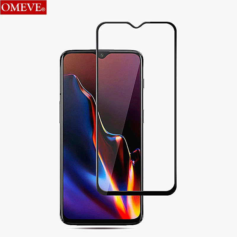 

OMEVE for OnePlus 6T Screen Protector 2.5D 9H Full Coverage Tempered Glass Protector for One Plus 6T 6 HD Clear Glass Guard Film