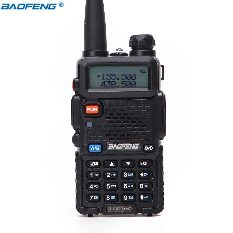 Baofeng UV-5R Двухдиапазонная VHF/UHF136-174Mhz& 400-520Mhz рация двухстороннее радио Baofeng портативное UV5R Ham портативное CB радио - Цвет: black