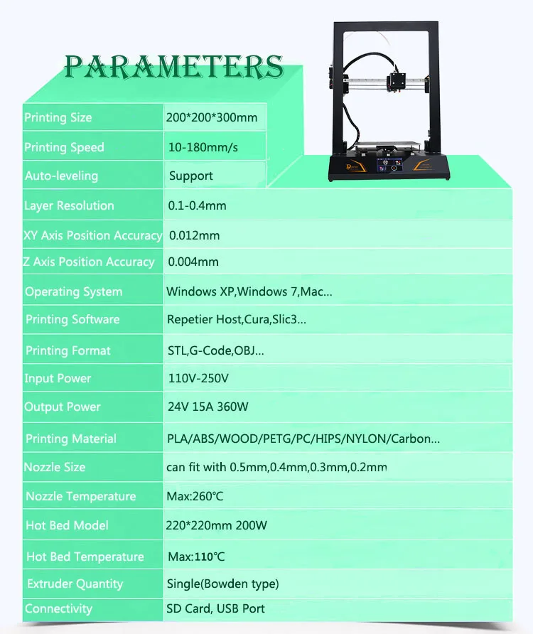DP6 3d printer 15