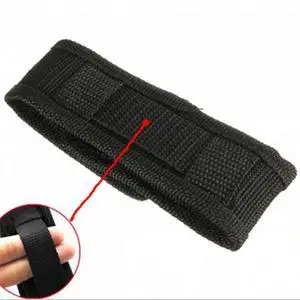 

1Pcs Nylon Torch Flashlight Protect bag Black Flashlight For Light good quality hot selling