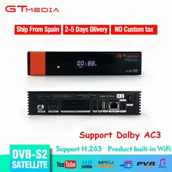 GTMEDIA DVB S2 HD V8 Nova спутниковый ресивер HD 1080 p H.265 Поддержка CCCAM PowerVu DRE & Biss key DVB S2 V8 спутниковый набор верхняя коробка