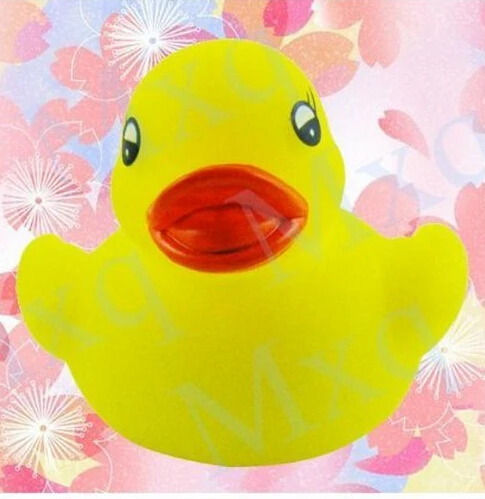 4PCS Baby Bath Fun LED Flashing Duck Dolphin Toy Rubber 