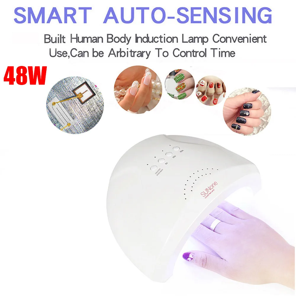 

Professional 48W LED UV Nail Lamp Light Dryer Gel Polish Curing Manicure Machine Nail Dryer
