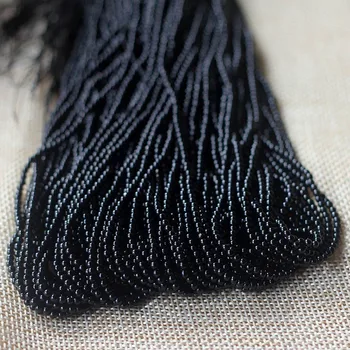 

38cm 2 3mm Round Black Smooth Agates Beads Natural Stone Onyx Carnelian Spacer Beads for Women DIY Necklace Jewelry Findings