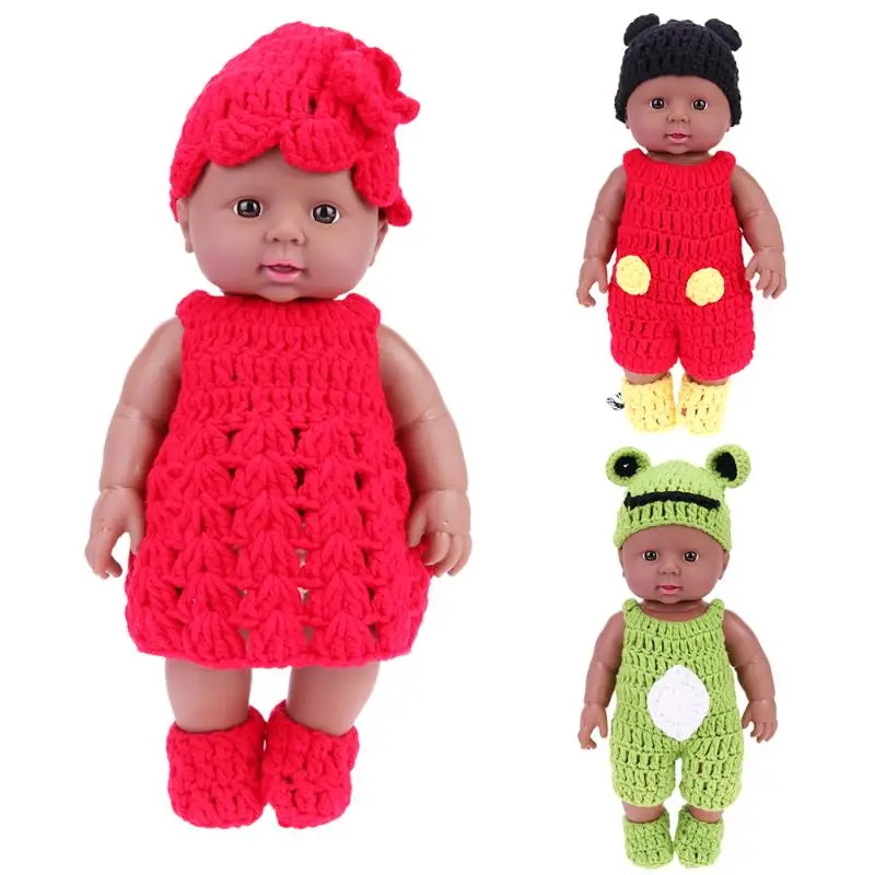 

2017 Cute Simulation Lifelike Baby Doll Toy Kids Girls Babies Doll Toys Pretend Play Doll With Clothes Set Brinquedos
