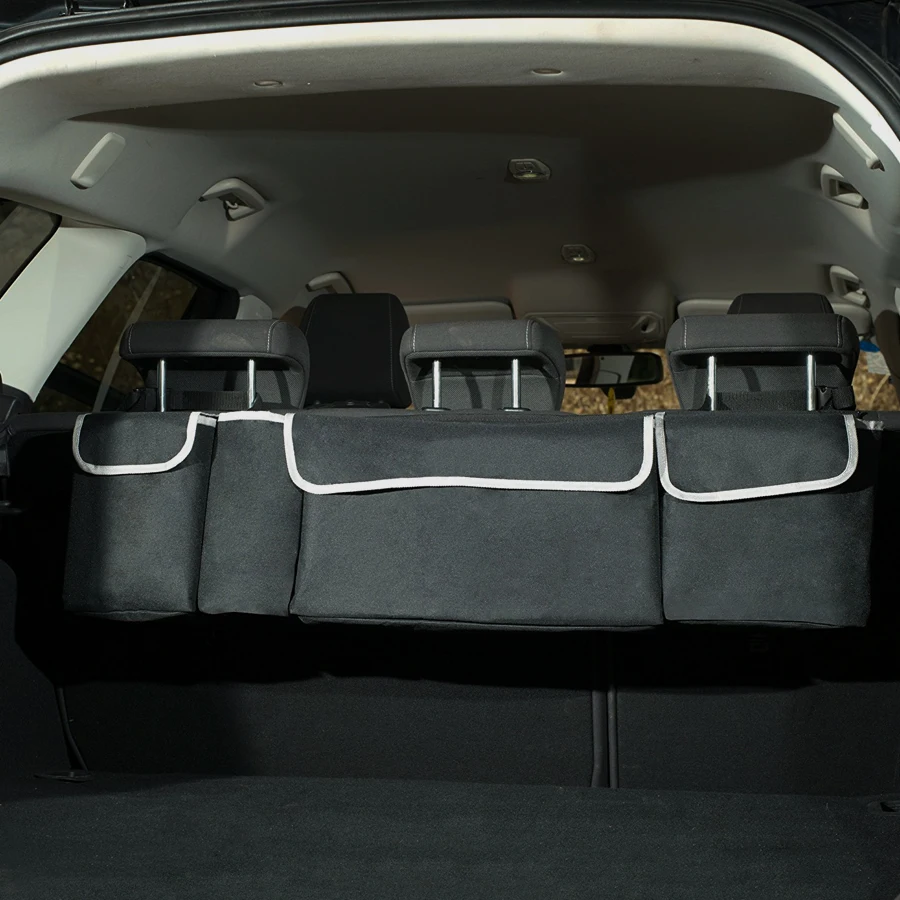 Автомобильный органайзер, сумка для хранения в багажнике, коробка для управления, многофункциональные автомобильные органайзеры на заднем сиденье, вместительная сумка на спинку сиденья