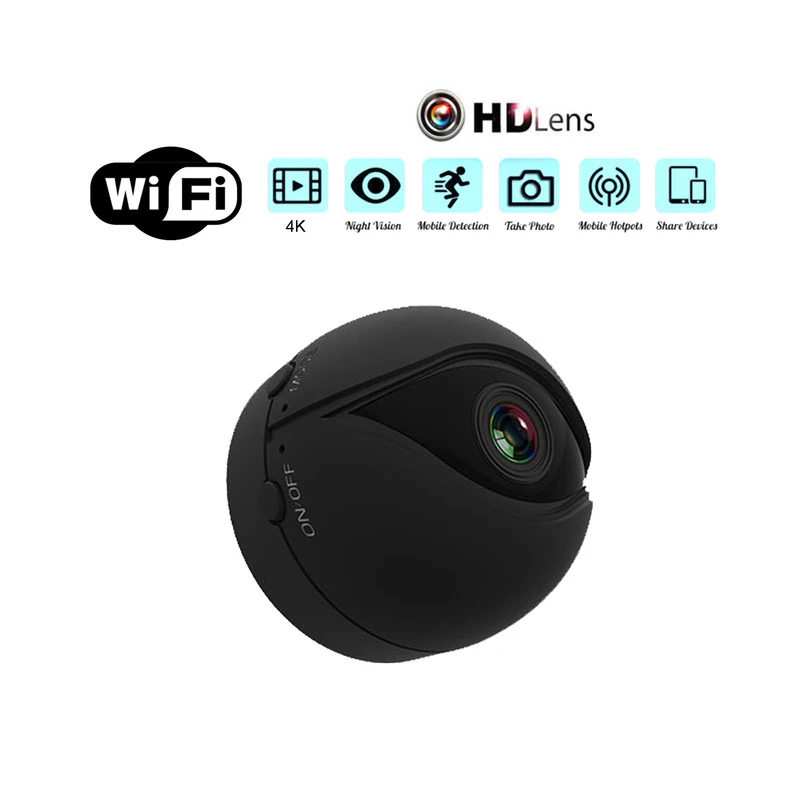 

V2 Mini Camcorder 1080P HD Wifi/P2P Camera Mini Camera Long Lasting Infrared Night Vision Cam Remote Control Motion Detection