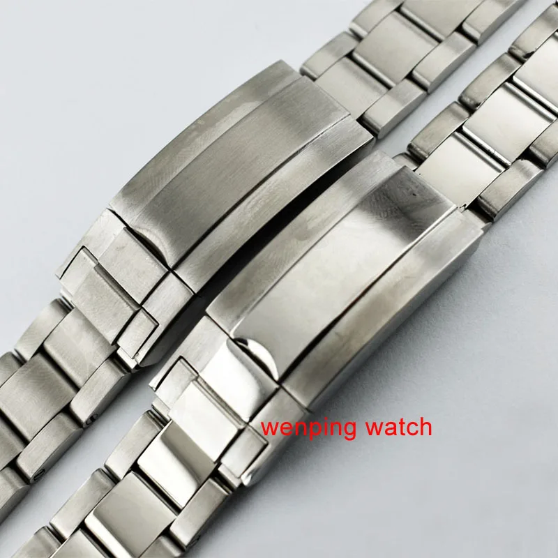 1 шт. полированный браслет из нержавеющей стали 316L 20 мм|watch band bracelet|band braceletwatch |