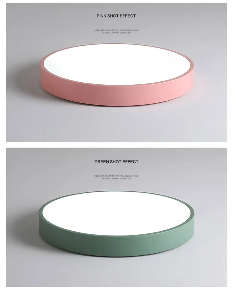 Modern Minimalist Ultra-thin 5CM LED Ceiling Lamp Multicolor Art LED Ceiling Light for Living Room Children's Room Coffee Shop (18)