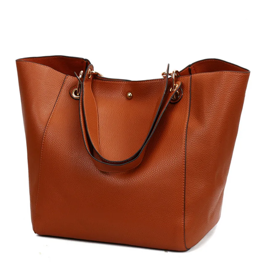 Женские кожаные сумки женские Офисные Сумки - Цвет: Оранжевый