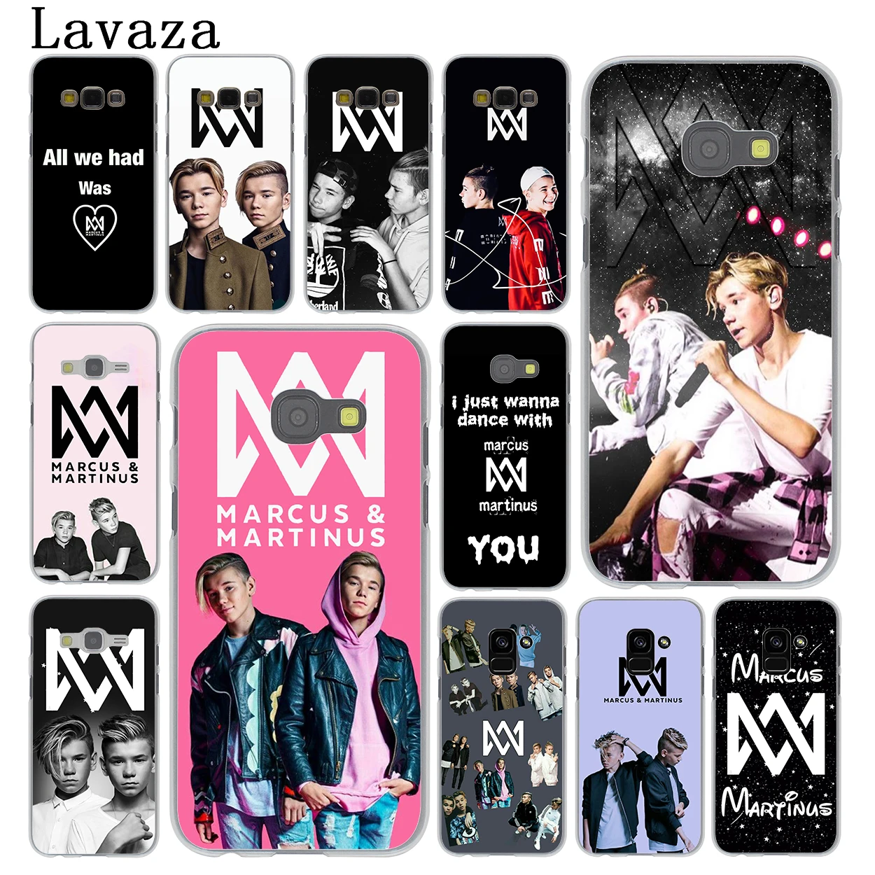 

Lavaza Marcus & Martinus M & M Phone Case for Samsung Galaxy A9 A8 A7 A6 Plus 2018 A5 A3 2017 2016 2015 Note 9 8 A8Plus Cover