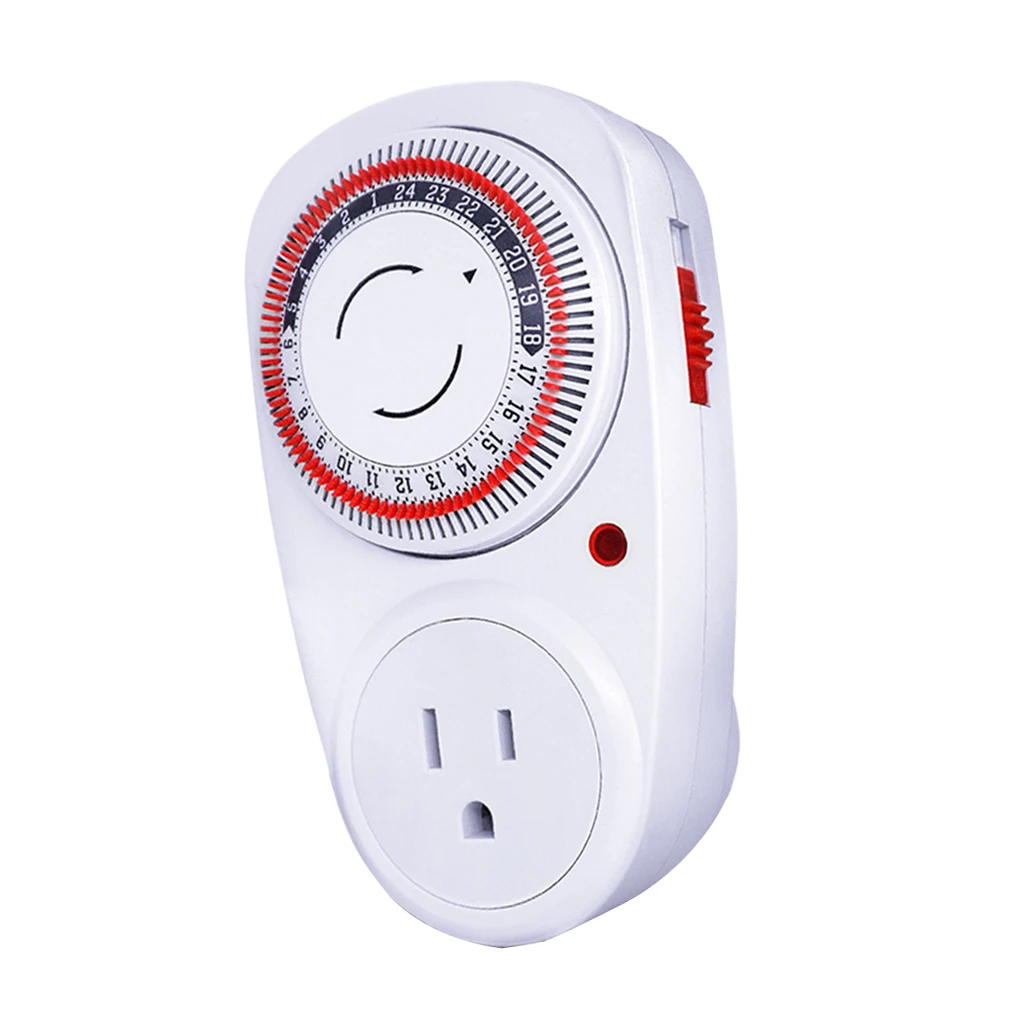 plug in mechanical segment timer switch 24hour socket wall plate us standard wall socket electric timer 