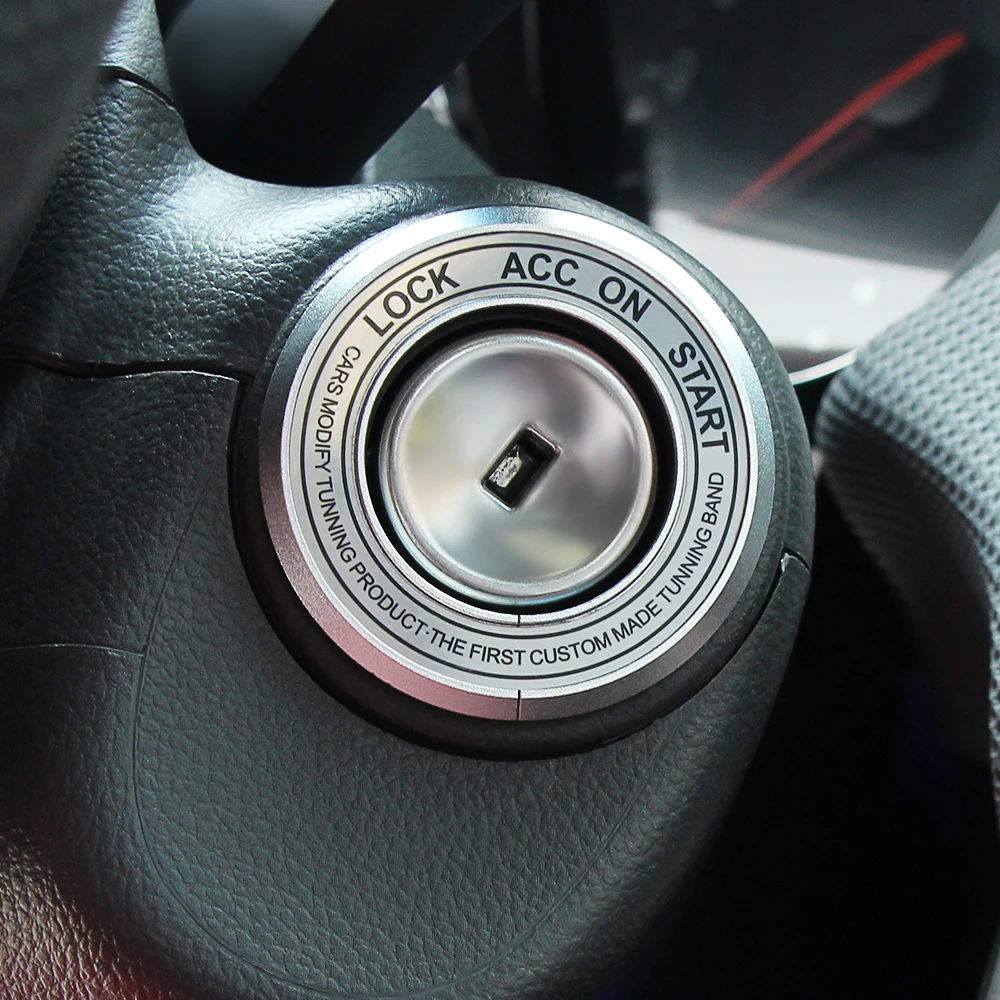 Металлический переключатель зажигания украшение Модифицированная Замочная скважина переключатель зажигания Крышка для Chevrolet Cruze 2009- для Opel ASTRA J Insignia