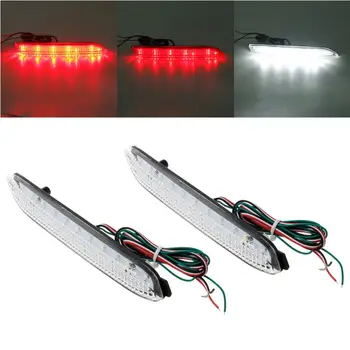 

2Pcs LED Tail Braking Lamp Brake Rear Bumper Reflector Warning Stop Light For Toyota Camry 2009 2012 Innova/ISF/GX470/RX300