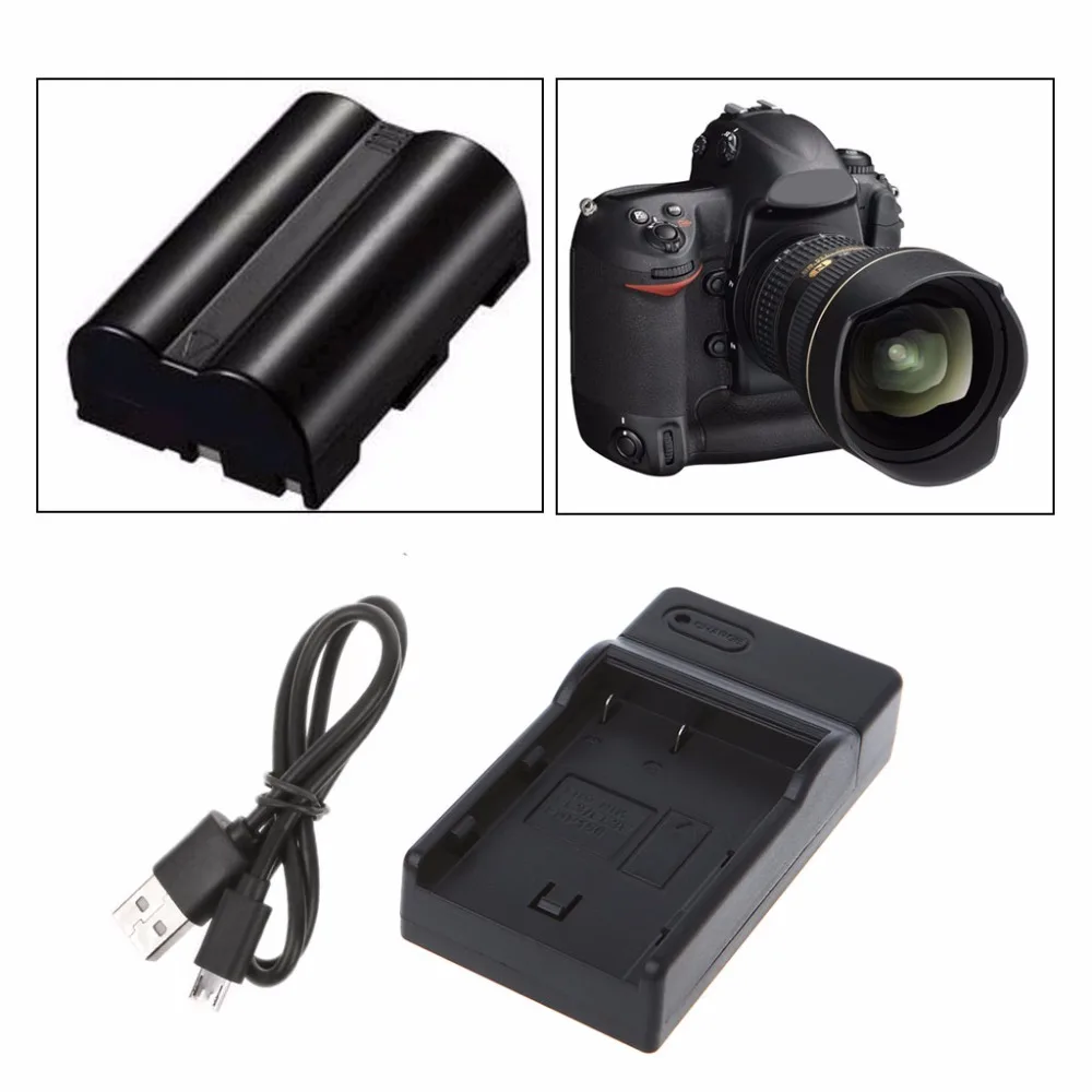 Зарядное устройство OOTDTY для Nikon зарядное D100 100 100SLR D50 D70 D70S D200 D80 D90 | Электроника