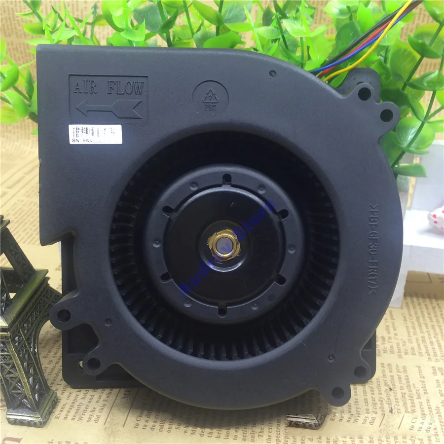 

Delta Double Ball High Speed Bearing Centrifugal Turbine Blower BFB1212 GH 12CM DC12V 3.96A High Volume Fan