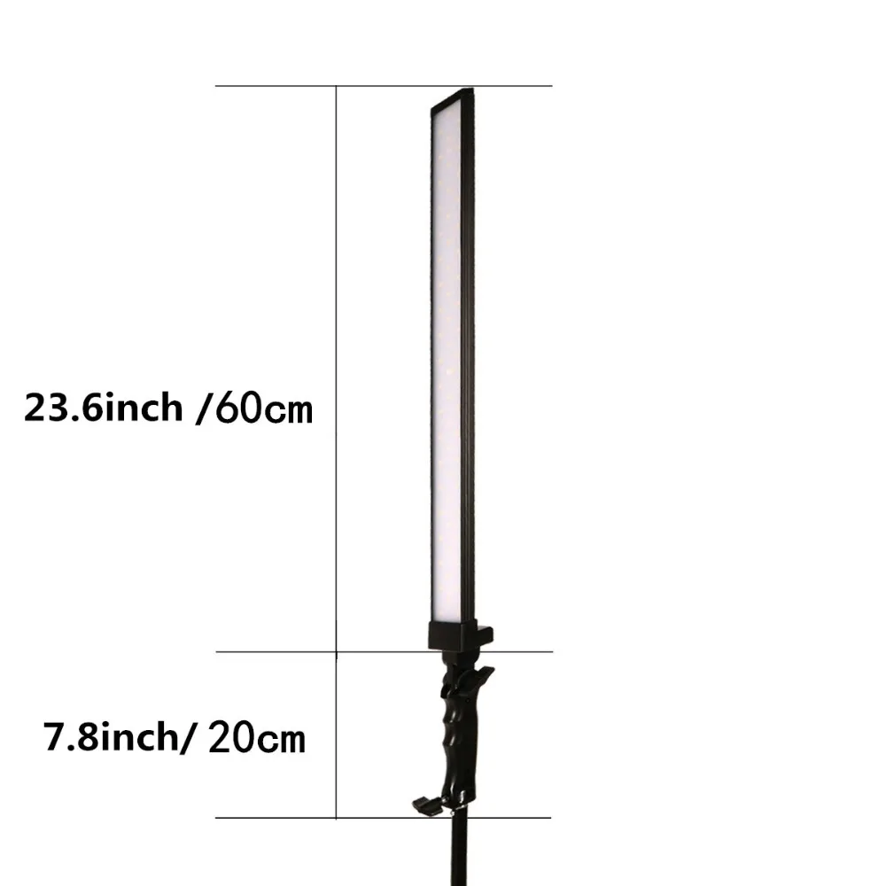  GSKAIWEN H-600 LED Video Light Handheld Lamp LED Photographic Studio Lighting 5600K Adjustable Brig - 32965477043