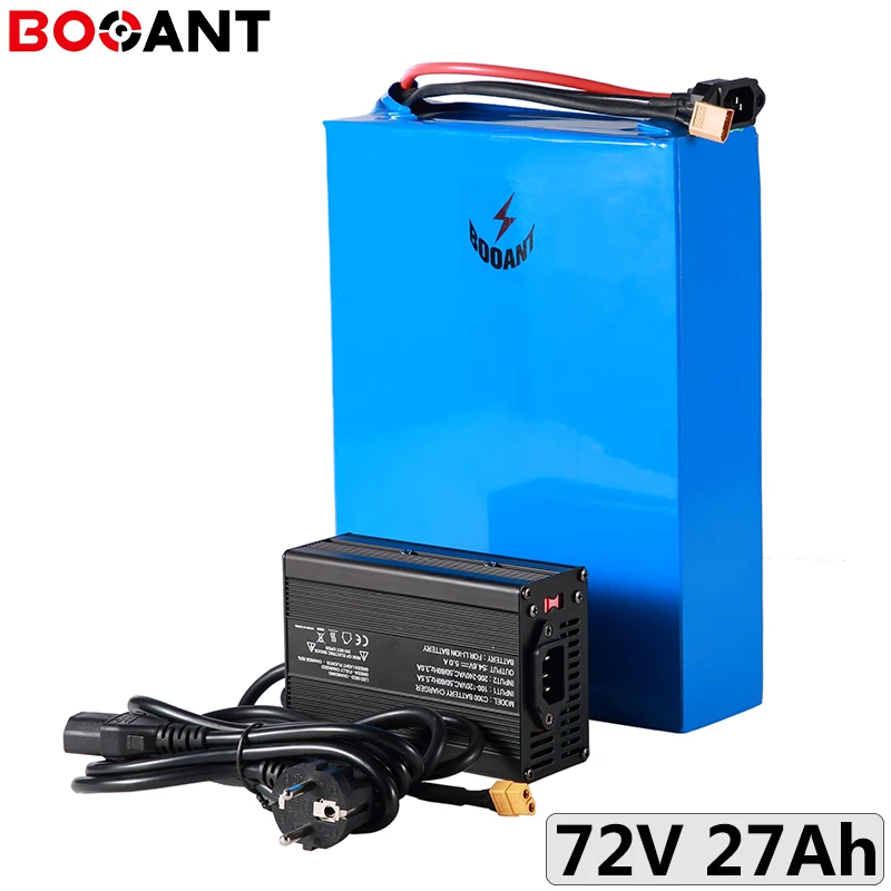 

Powerful 3000W 72V 27Ah electric bike battery pack for 32650 cell 20S 72V ebike lithium battery Free Taxes / customs to EU US