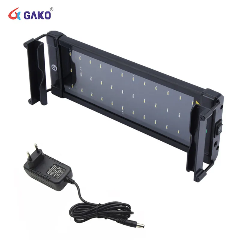 

30~50Cm 2 Modes 36 LED Bright Aquarium Fish Tank Smd Led Light Lamp Marine Aquarium Led Lighting Aquario