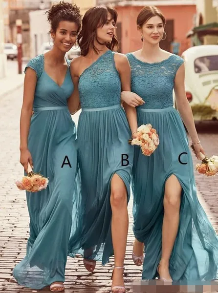 Teal Bridesmaid Dresses