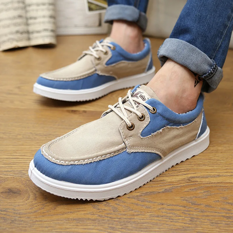 2015 NEW brand Swede Leather casual men's shoe matching flat running