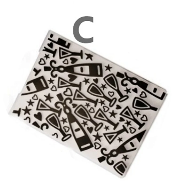 Пластиковый шаблон для фотоальбома скрапбукинга Свадебный декор папка тиснения