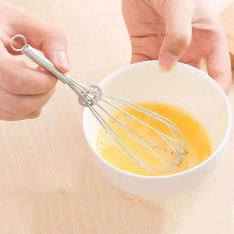 Портативный миксер Wisks для приготовления пищи мини-салонный парикмахерский инструмент из нержавеющей яиц, бисерная мешалка для выпечки, ручка для столовой, кухни